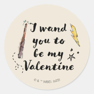 Classic Be My Valentine Stickers