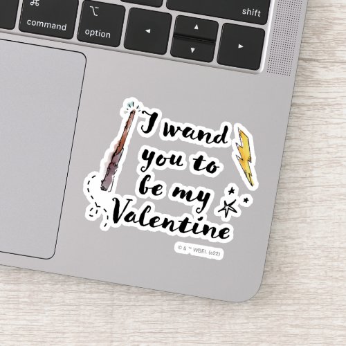 I Wand You To Be My Valentine Sticker