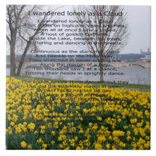 I WANDERED LONELY AS A CLOUD TILE