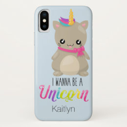I Wanna Be a Unicorn Case-Mate iPhone X Case 3