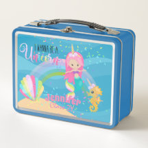 I Wanna Be A Unicorn Pink Gold Mermaid Girls