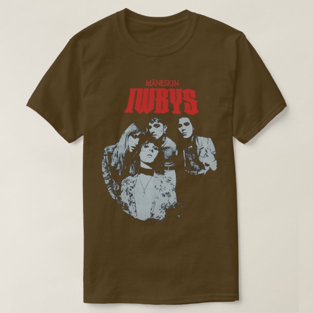 I WANNA BE YOUR SLAVE MANESKIN T-Shirt (Design Front)