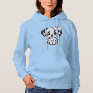 I Wanna Cry Emotional Dalmatian  Hoodie