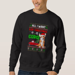 I Want A Corgi For Christmas Ugly Sweater Dog Xmas