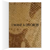 I Want a Divorce Card (Inside (Right))