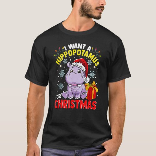 I Want A Hippopotamus For Christmas 2 T_Shirt