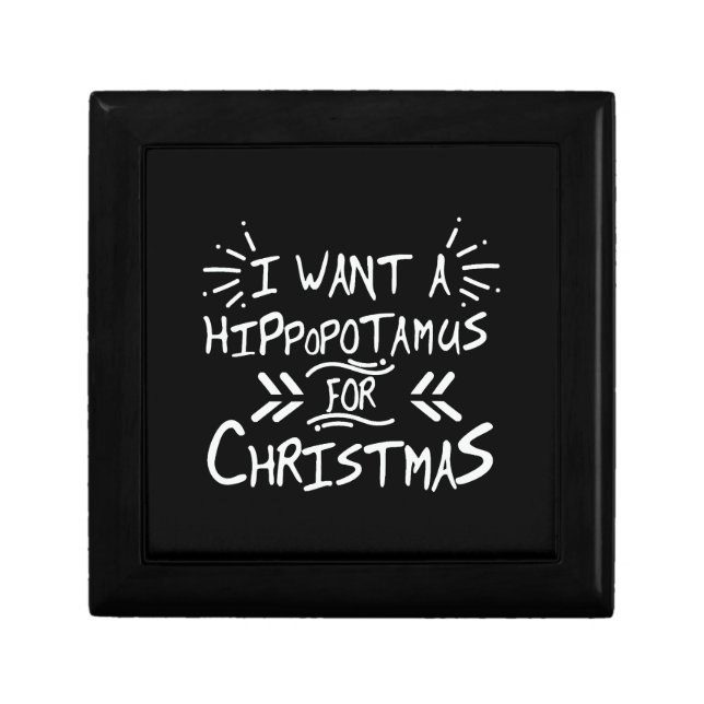 I Want a Hippopotamus for Christmas Day Gift Box (Front)