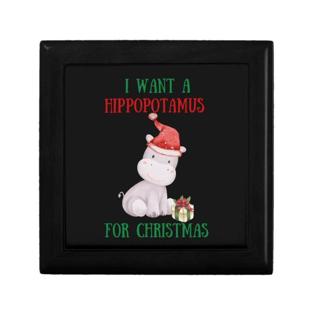 I Want A Hippopotamus For Christmas Gift Box (Front)