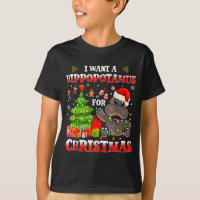 I Want A Hiptamus Christmas Funny Xmas Hip Lover