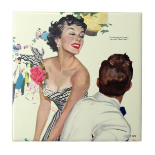 I Want a Man 2 Ceramic Tile