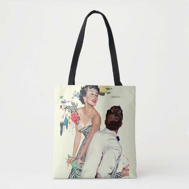 I Want a Man 2 Tote Bag (Front)