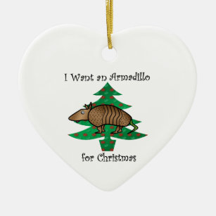 Armadillo Holiday Ornament