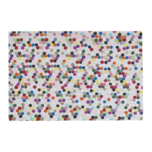 I Want Candy Laminated Placemat (Front)