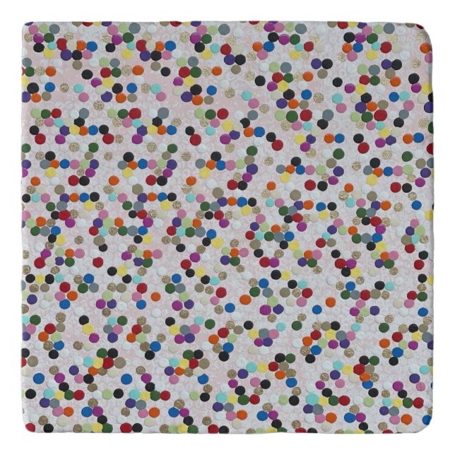 I Want Candy Marble Trivet (Front)