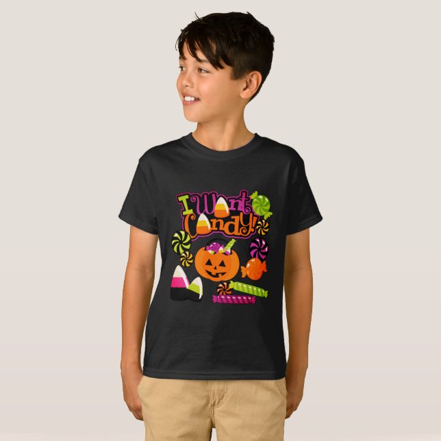 I want Candy T-Shirt (Front Full)