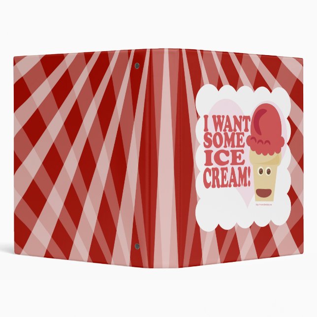 I want ice cream! binder (Background)