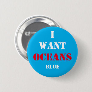 I Want Oceans BLUE! Voting for Future Button