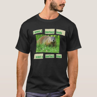 I Want Perfect Body I Want A Perfect Soul T-Shirt