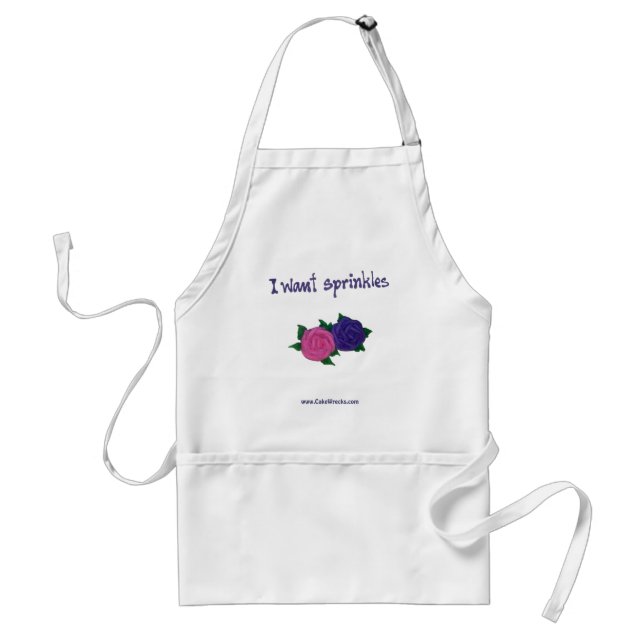 I Want Sprinkles Apron (Front)