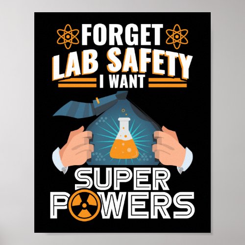 I Want Superpowers School Nerd Funny Teacher Poster