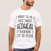 Red best sale head tshirts