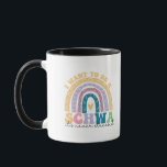 I Want To Be A Schwa It's Never Stressed Science   Mug<br><div class="desc">schwa, science, linguistics, phonetics, language, gift, birthday, funny, education, rainbow</div>