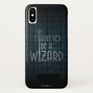 I Want To Be A Wizard iPhone X Case