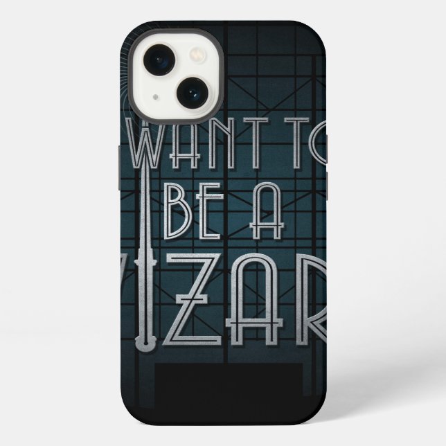 I Want To Be A Wizard Iphone Case (Back)