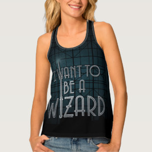 I Want To Be A Wizard Tank Top