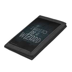 I Want To Be A Wizard Trifold Wallet
