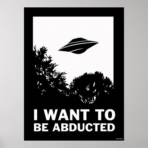 I Want To Be Abducted Poster