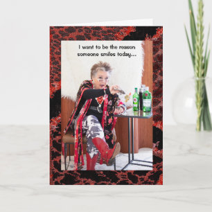 I want to be the reason someone smiles card