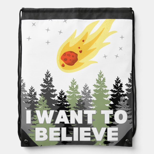 I Want to Believe Asteroid Backpack (Front)