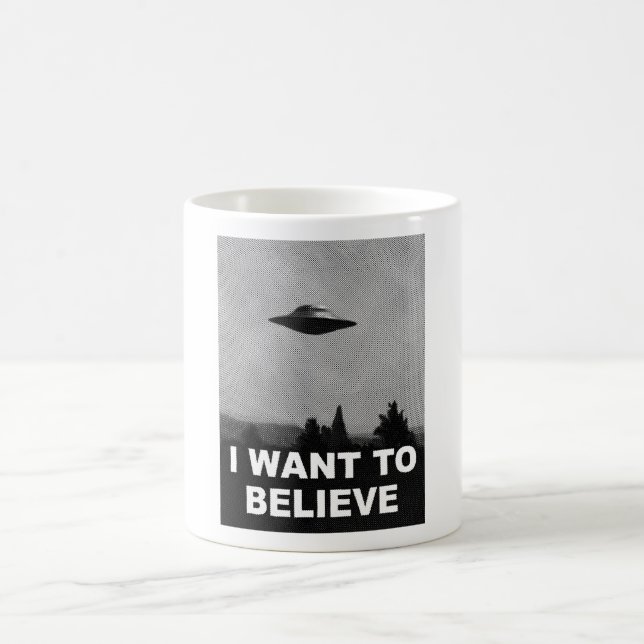 I WANT TO BELIEVE COFFEE MUG (Center)