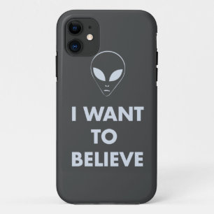I Want To Believe (dark gray) iPhone 11 Case
