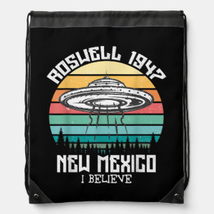 I Want To Believe I Aliens UFO Area 51 Roswell New Drawstring Bag
