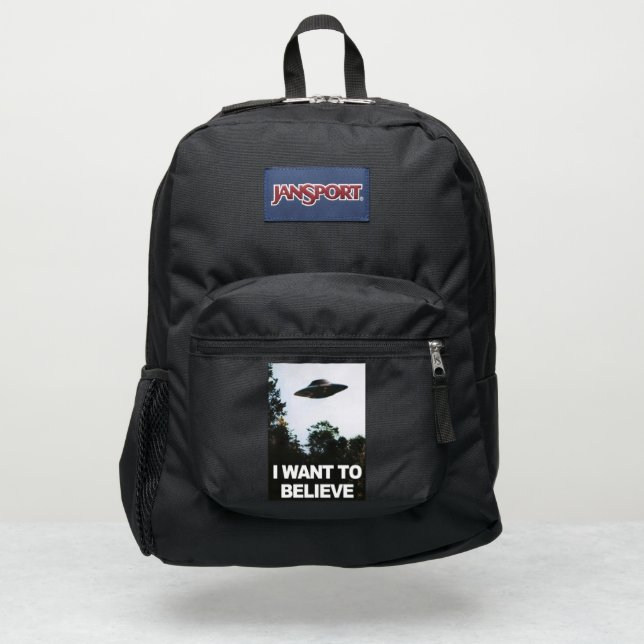 I want to believe JanSport backpack (Front)