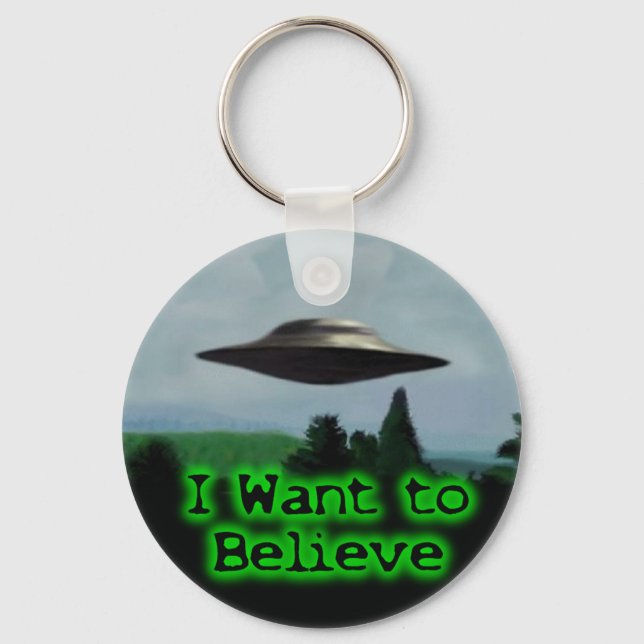 I want to believe keychain (Front)