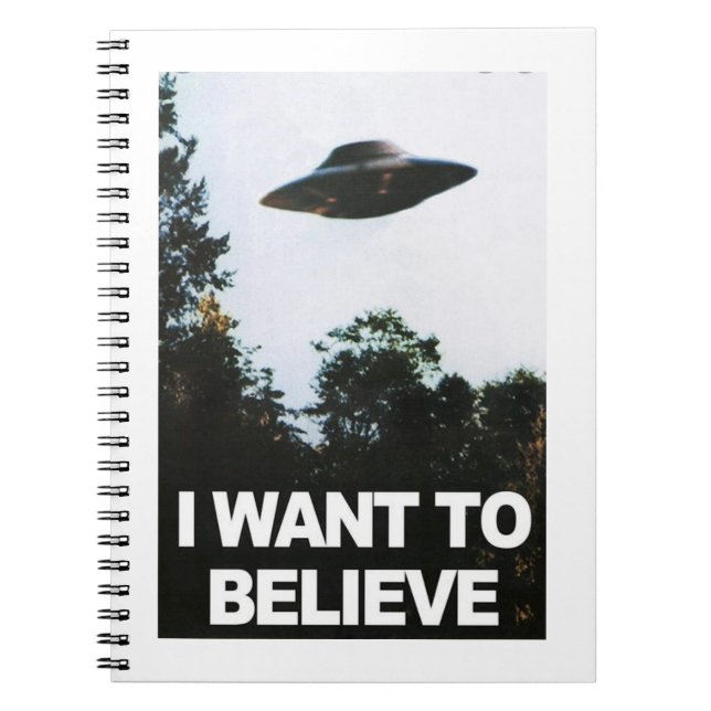 I want to believe notebook (Front)