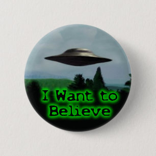 I want to believe pinback button