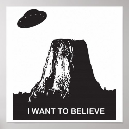 I Want to Believe Poster