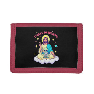 I Want To Believe Trifold Wallet