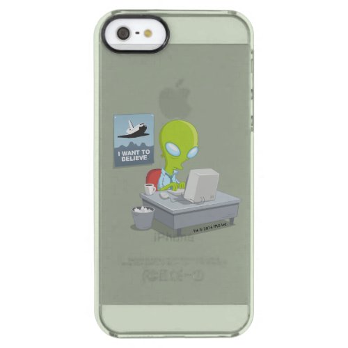 I Want To Believe Clear iPhone SE55s Case
