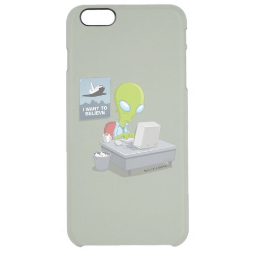 I Want To Believe Clear iPhone 6 Plus Case