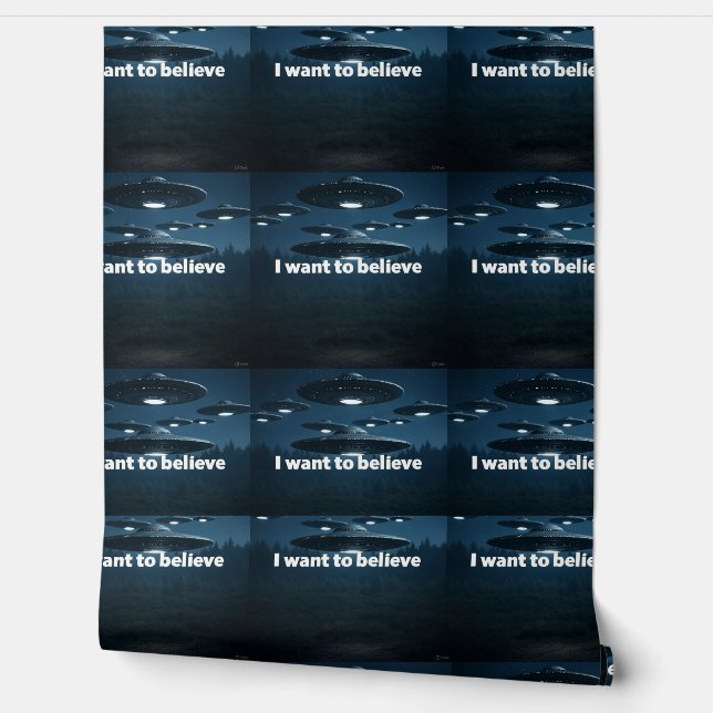 I want to believe wallpaper  (Unrolling)