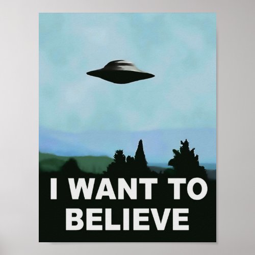 I want to believe xfiles poster