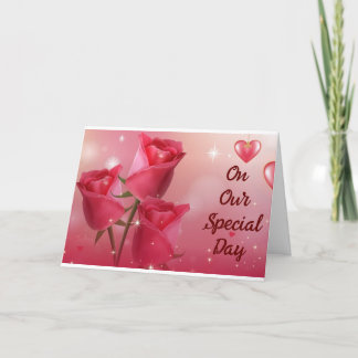 **I WANT TO CELEBRATE US** SPECIAL ANNIVERSARY CARD