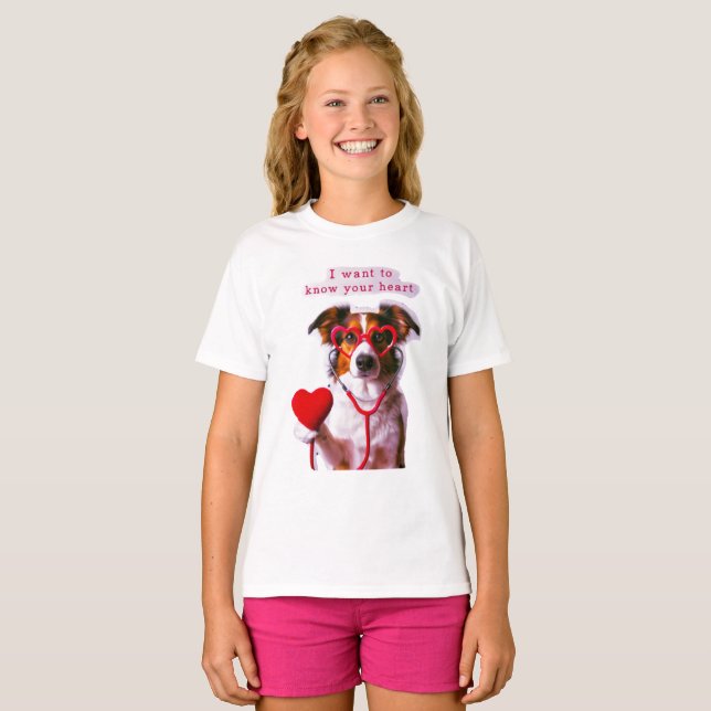 I Want To Know Your Heart T-Shirt (Front Full)