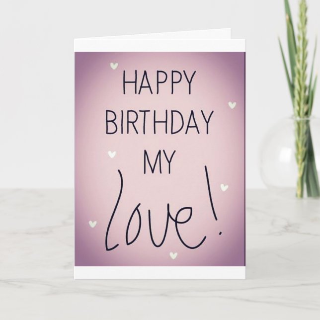 I WANT TO MAKE YOUR BIRTHDAY EVERYTHING YOU WISH CARD (Front)