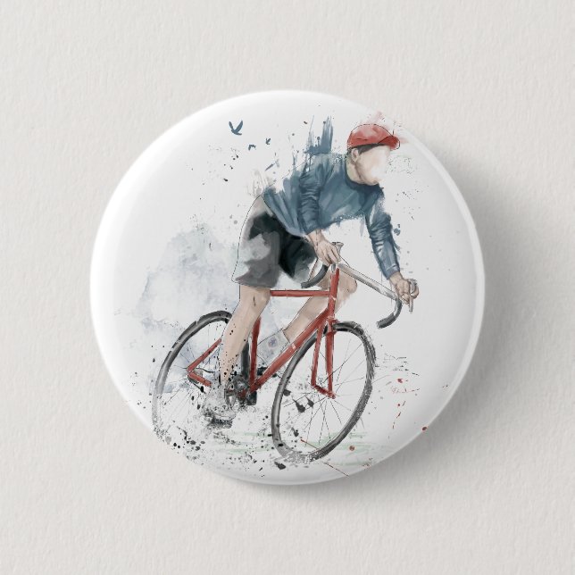 I want to ride my bicycle button (Front)